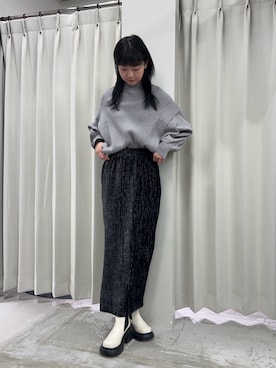 「大人可愛い、冬」｜カワグチさん（レディース・164cm）の冬コーディネート
