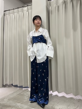 「アイテム（その他トップス）」を使った、カワグチさん（レディース・164cm）の秋コーディネート