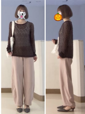 「アイテム（タンクトップ）」を使った、ニャン@whitemaskさん（レディース・160cm）の秋コーディネート