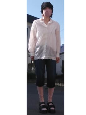 「UNE MANSION（ユヌマンション）のアイテム」を使った、ニャン@whitemaskさん（レディース・160cm）の夏コーディネート