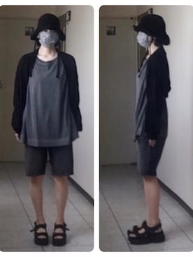 ニャン@whitemaskさん(レディース・160cm)の夏コーディネート