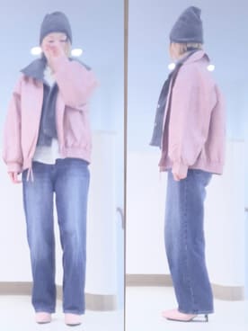 「VIS（ビス）のアイテム（ジャケット/アウター）」を使った、ニャン@whitemaskさん（レディース・160cm）の春コーディネート