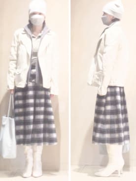 「ZARA KIDSのアイテム」を使った、ニャン@whitemaskさん（レディース・160cm）の春コーディネート