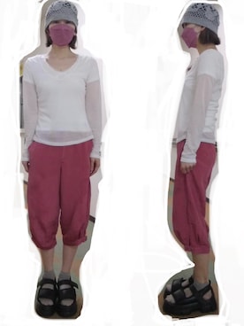 「DRWCYS（ドロシーズ）のアイテム」を使った、ニャン@whitemaskさん（レディース・160cm）の夏コーディネート