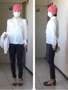 「H&M（エイチ・アンド・エム）のアイテム（ジャージ）」を使った、ニャン@whitemaskさん（レディース・160cm）の夏コーディネート