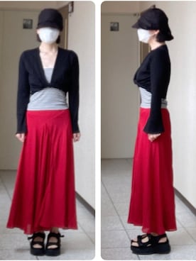 ニャン@whitemaskさん（レディース・160cm）の秋コーディネート