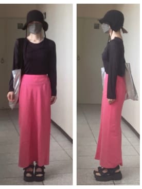 ニャン@whitemaskさん（レディース・160cm）の夏コーディネート