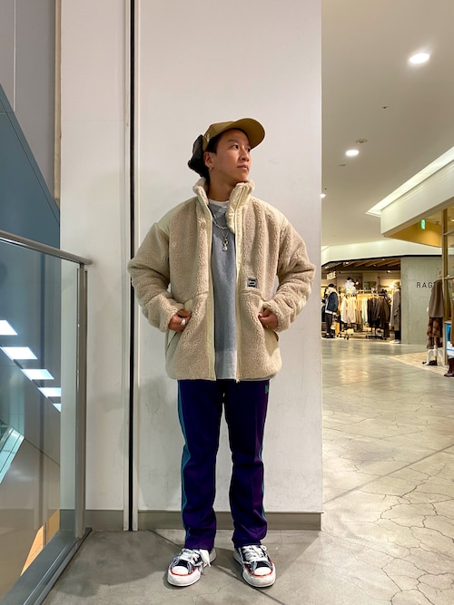 WOOLRICH Plage別注コラボ ボアパイルジャケット ブルゾン　M WOOLRICH（ウールリッチ）の「WOOLRICH/ウールリッチ/TERRA PILE