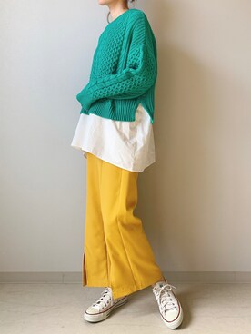 Yuhiroさん（レディース・163cm）の冬コーディネート