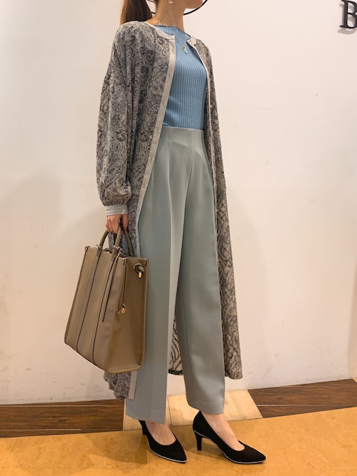 Bab アイボリー パフスリーブ ロングワンピース タグ付き】アイボリー レース パフスリーブ ロングワンピース