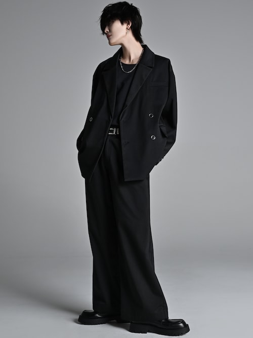 セール】TR w cloth loose tailored double jacket / TRダブルクロス