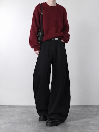 「ADRER(アドラー)のPremium Fuwamochi Knit / 極上ふわもちニット(ニット/セーター)」を使った、犬飼京 inukai keiさん(メンズ・183cm)の秋コーディネート