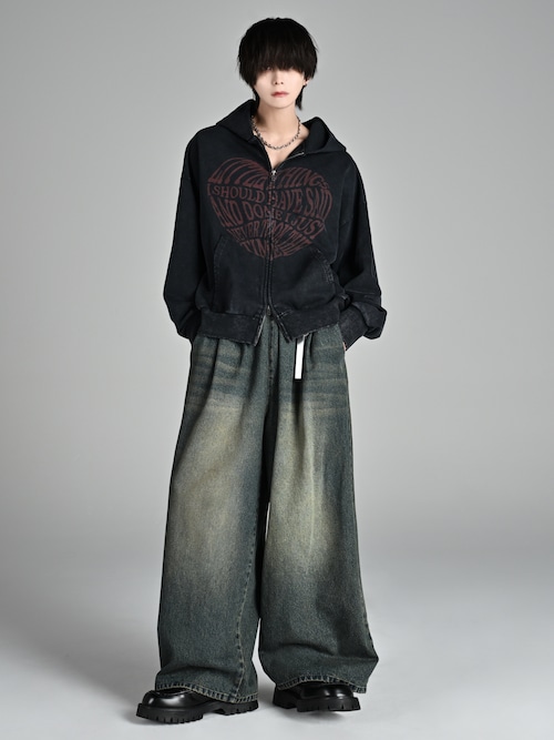 vintage make design heavy weight W zip parker / ヴィンテージメイク