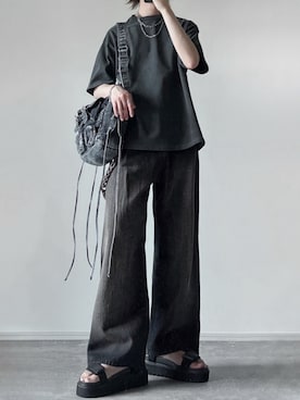 犬飼京 inukai keiさん（メンズ・183cm）の春コーディネート