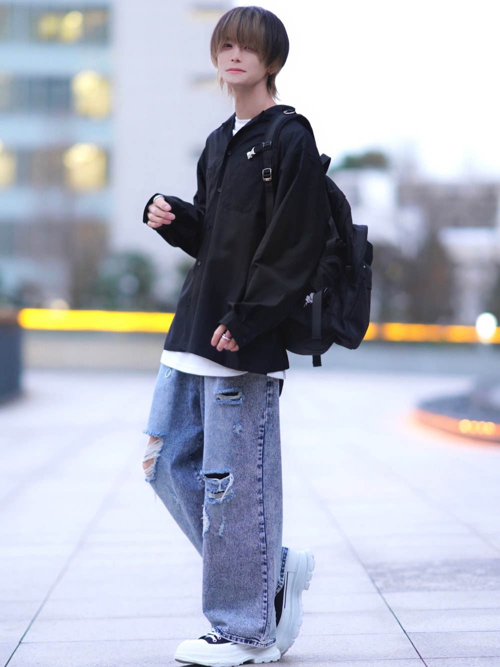 犬飼京 inukai kei｜ADRERのシャツ/ブラウスを使ったコーディネート - WEAR