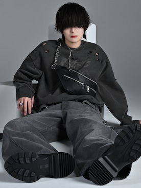 犬飼京 inukai keiさん（メンズ・183cm）の春コーディネート