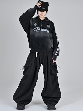 犬飼京 inukai keiさん（メンズ・183cm）の冬コーディネート