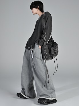 「アイテム（キーホルダー）」を使った、犬飼京 inukai keiさん（メンズ・183cm）の秋コーディネート