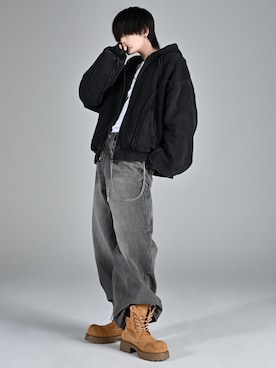 「アイテム（雑貨/ホビー）」を使った、犬飼京 inukai keiさん（メンズ・183cm）の秋コーディネート