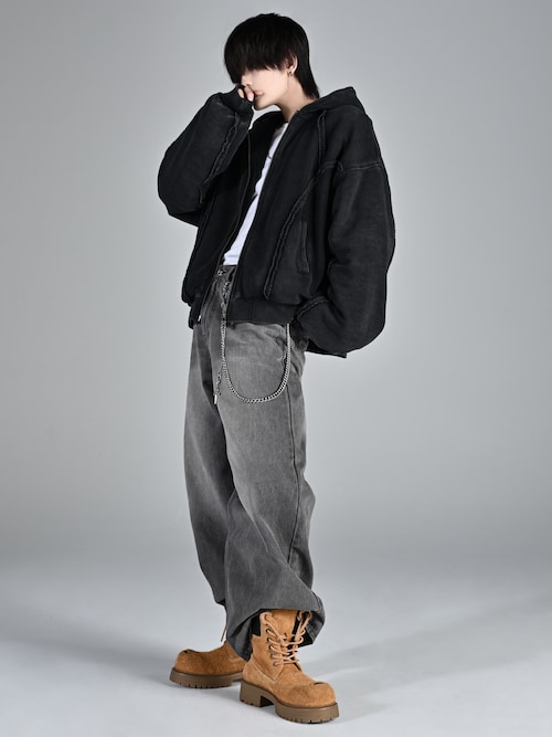 Padded Parker Short Blouson / パデッドパーカーショートブルゾン
