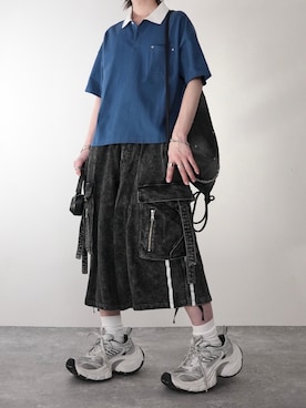 「ADRER（アドラー）のアイテム」を使った、犬飼京 inukai keiさん（メンズ・183cm）の春コーディネート