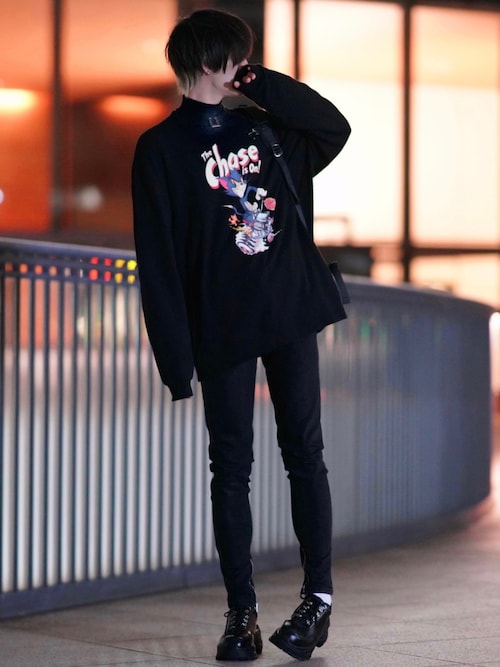 犬飼京 inukai kei｜ADRERのスウェットを使ったコーディネート