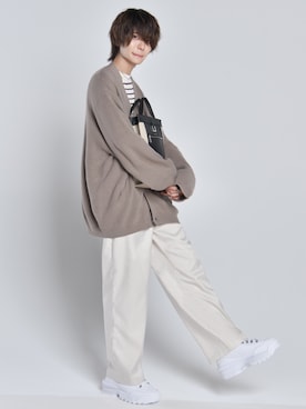 「FILA（フィラ）のアイテム（スニーカー）」を使った、犬飼京 inukai keiさん（メンズ・183cm）の夏コーディネート