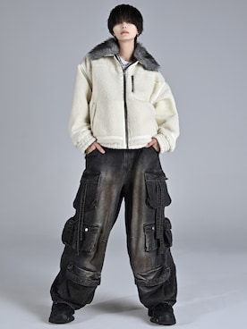 「アイテム（リング）」を使った、犬飼京 inukai keiさん（メンズ・183cm）の秋コーディネート