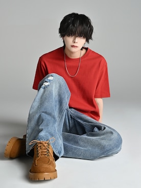 犬飼京 inukai keiさん（メンズ・183cm）の春コーディネート