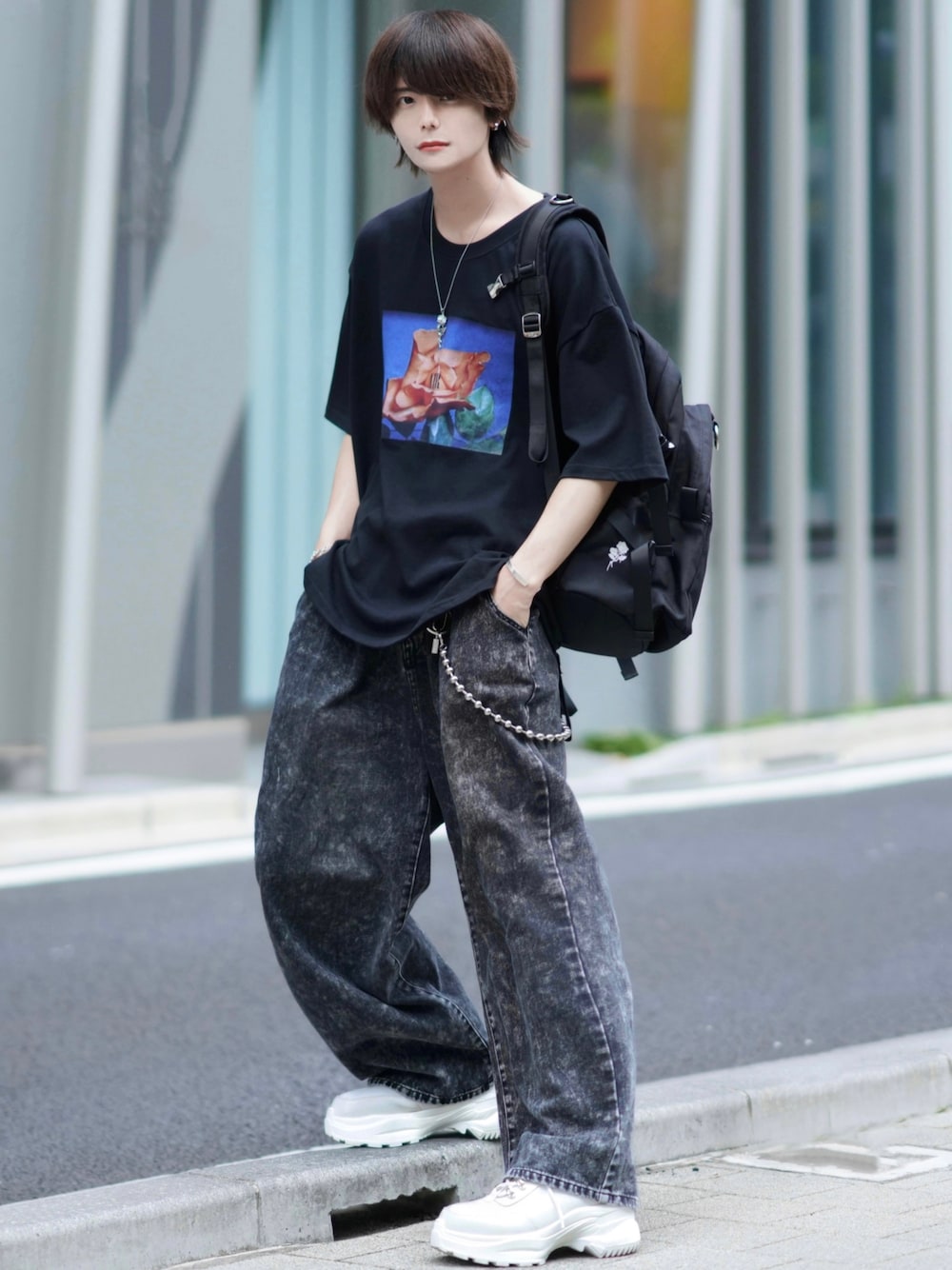 犬飼京 inukai kei｜ADRERのデニムパンツを使ったコーディネート - WEAR