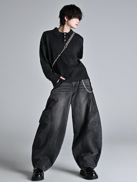 犬飼京 inukai keiさん（メンズ・183cm）の冬コーディネート