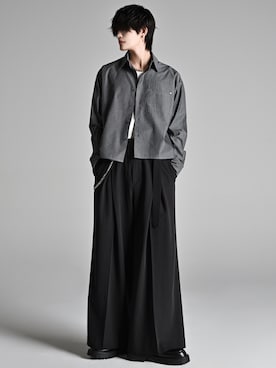 「アイテム（リング）」を使った、犬飼京 inukai keiさん（メンズ・183cm）の冬コーディネート