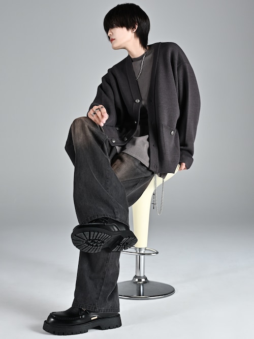 Chunky Hybrid Loafer - +6.5cm - / チャンキーハイブリッドローファー