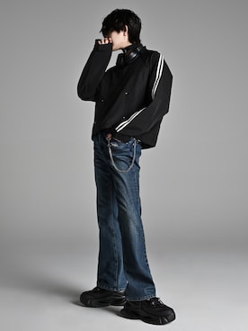 犬飼京 inukai keiさん（メンズ・183cm）の冬コーディネート