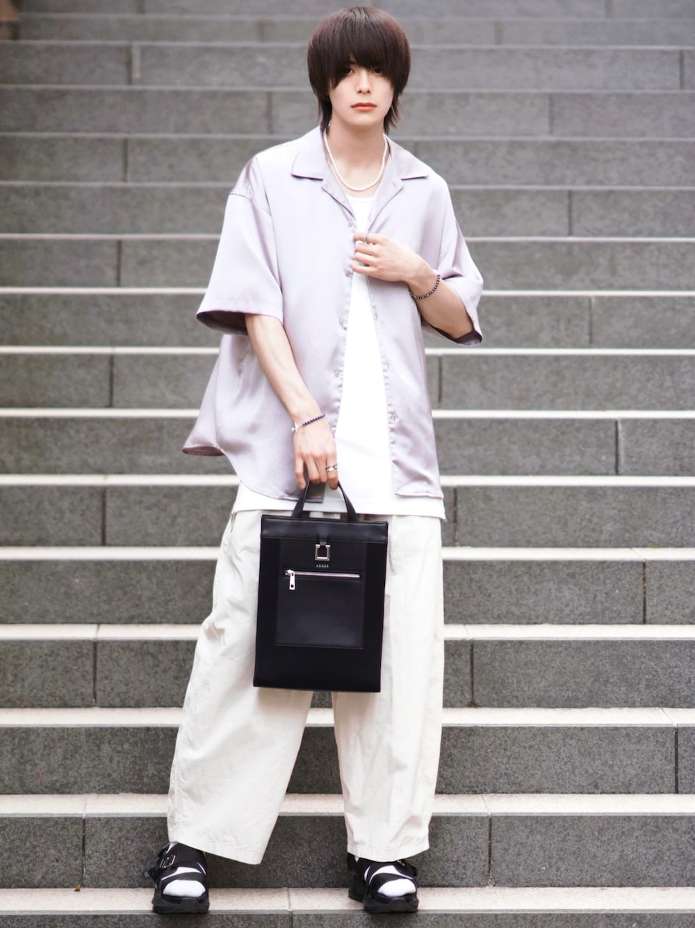 犬飼京 inukai kei｜ADRERのシャツ/ブラウスを使ったコーディネート - WEAR