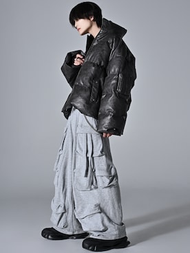 「アイテム（ウォレットチェーン）」を使った、犬飼京 inukai keiさん（メンズ・183cm）の秋コーディネート