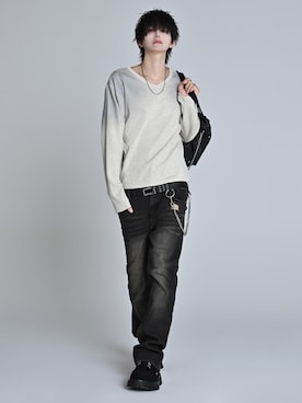 犬飼京 inukai keiさん（メンズ・183cm）の春コーディネート