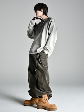 犬飼京 inukai keiさん（メンズ・183cm）の冬コーディネート