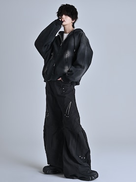 犬飼京 inukai keiさん（メンズ・183cm）の冬コーディネート