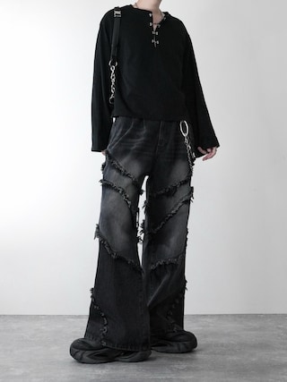 「ADRER(アドラー)のShort Length Hook long-T / ショートレングス フック ロングT(Tシャツ/カットソー)」を使った、犬飼京 inukai keiさん(メンズ・183cm)の夏コーディネート