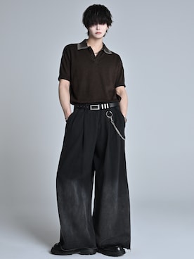 「ADRER（アドラー）のアイテム（バッグ）」を使った、犬飼京 inukai keiさん（メンズ・183cm）の春コーディネート