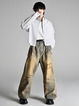 犬飼京 inukai keiさん（メンズ・183cm）の春コーディネート