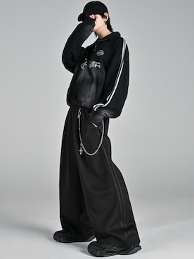 「アイテム（ピアス（両耳用））」を使った、犬飼京 inukai keiさん（メンズ・183cm）の冬コーディネート