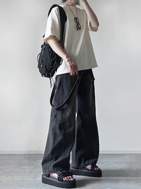 「ADRER（アドラー）のアイテム」を使った、犬飼京 inukai keiさん（メンズ・183cm）の春コーディネート