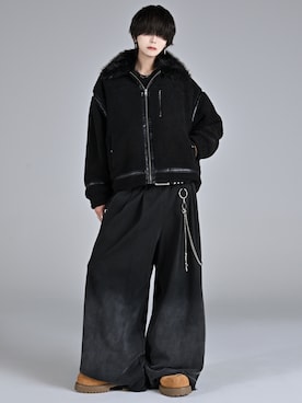 犬飼京 inukai keiさん（メンズ・183cm）の冬コーディネート