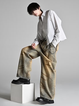 犬飼京 inukai keiさん（メンズ・183cm）の春コーディネート