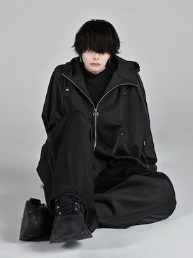 「アイテム（スニーカー）」を使った、犬飼京 inukai keiさん（メンズ・183cm）の冬コーディネート