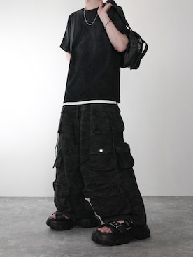 犬飼京 inukai keiさん（メンズ・183cm）の春コーディネート