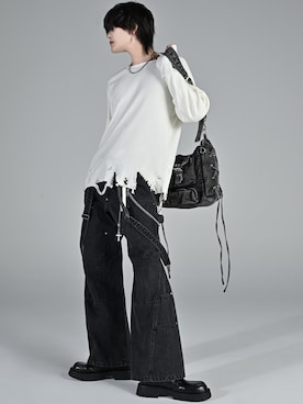 「アイテム（雑貨/ホビー）」を使った、犬飼京 inukai keiさん（メンズ・183cm）の秋コーディネート