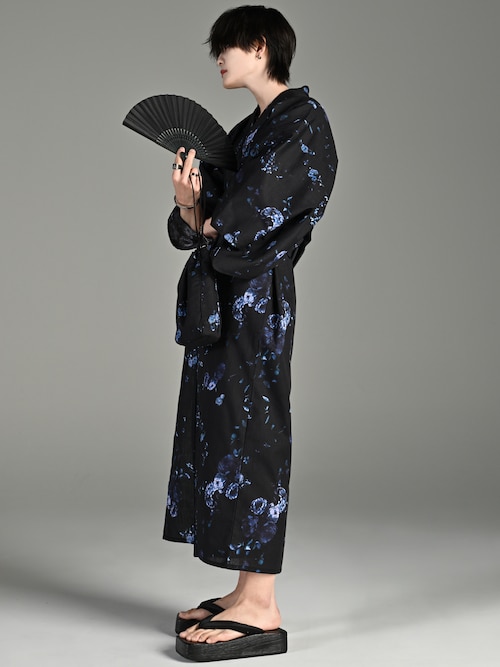 yukata 5 set / 浴衣 5点セット (浴衣・帯・下駄・扇子・巾着